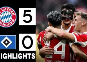 Harry Kane lập cú đúp Bayern vùi dập Hamburger 5 bàn không gỡ