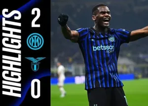 Inter Milan giành 3 điểm trước Lazio leo lên ngôi đầu bảng